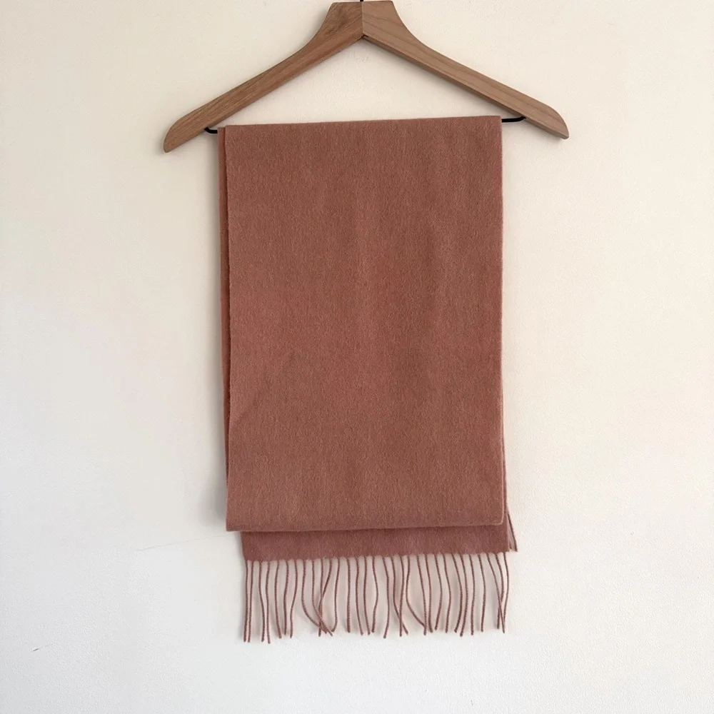 NWOT The Tartan Blanket‎ Co. Lambswool Scarf – Terracotta